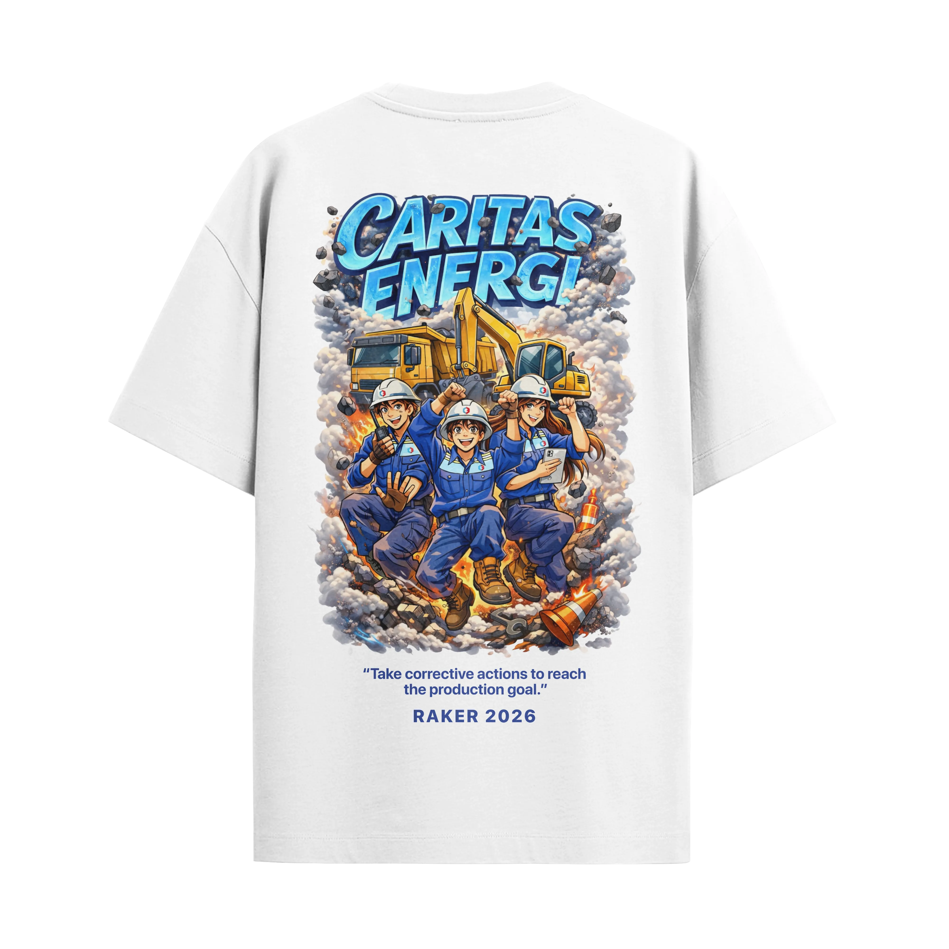 Kaos Raker 2026 - Tampak Belakang